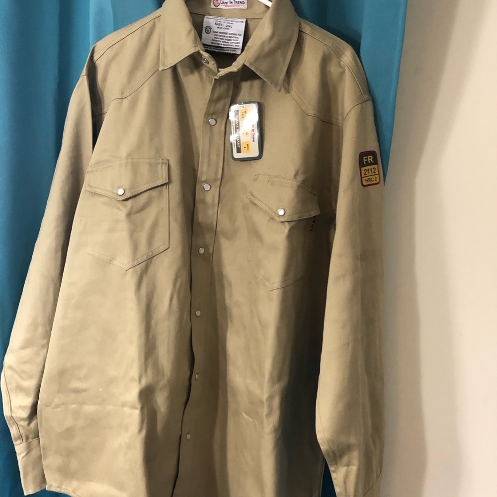 Flame Resistant Fireman Shirt.